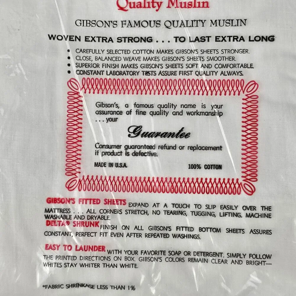 Vintage white cotton